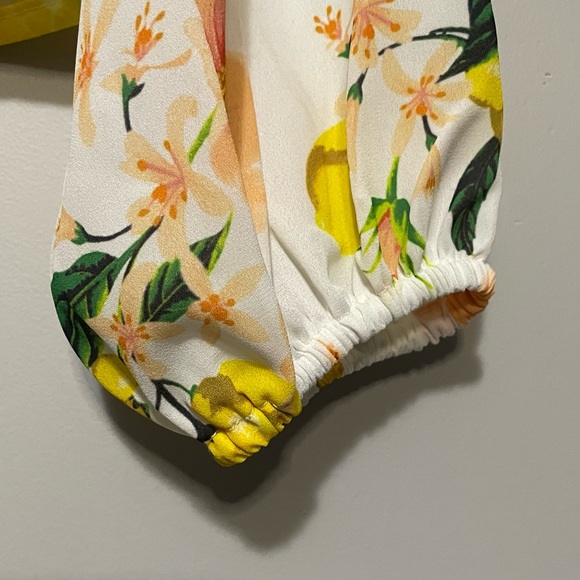 Adyson Parker Cover Up Cardigan Sheer Blouse‎ with Lemons - Picture 6 of 11